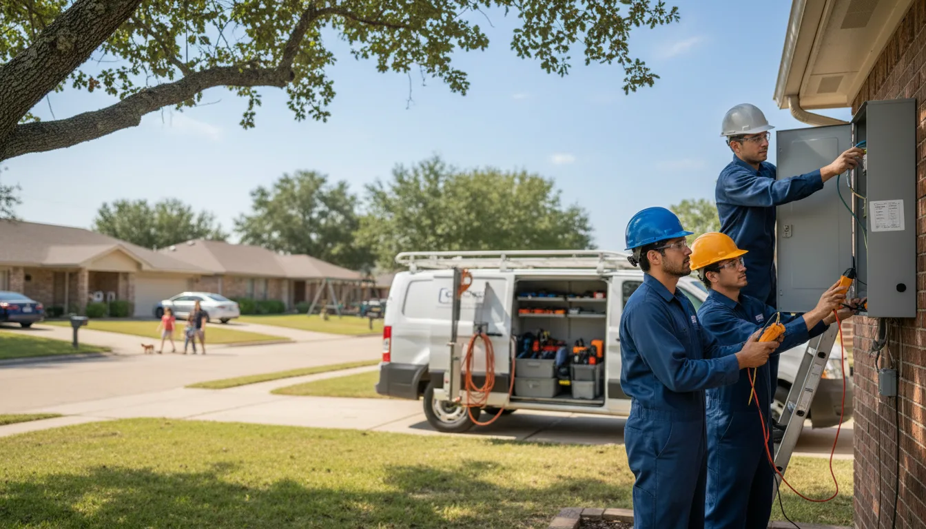 Certified electrician providing emergency electrical services in Alexandria, NE